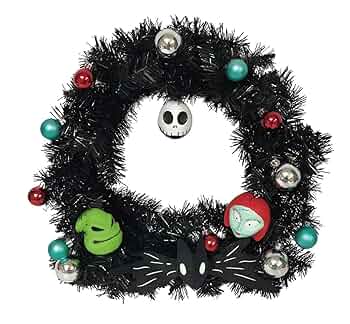 Amazon.co.jp: ナイトメアー・ビフォア・クリスマス 装飾リース